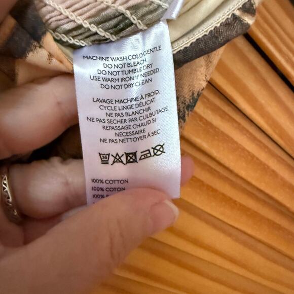 Girl and the Sun Waterfront Green and Yellow Strapless Jumpsuit in Size Medium. - Picture 6 of 12